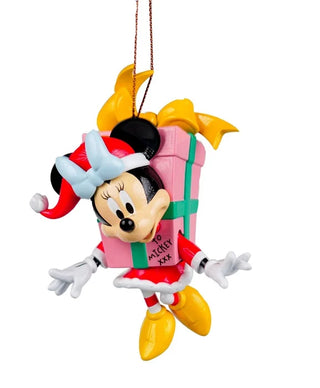 Kurt Adler - Blowmold Minnie gift - Addobbo Albero