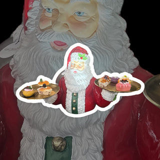 Edelman - Busto Babbo Natale C/Vassoio