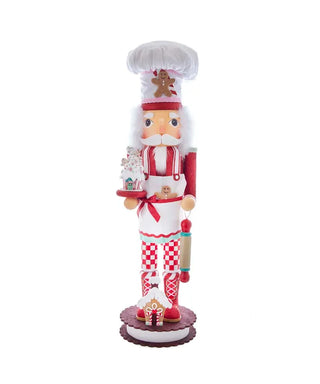 Kurt Adler - Holly Wood Gingerbread Chef Nutcracker