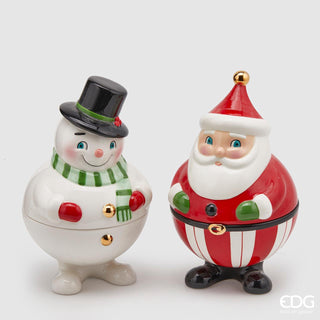 Enzo De Gasperi - Biscottiera Babbo/Uomo Neve