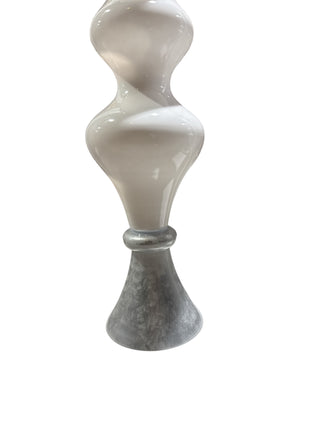 TulinoHome - Minerva C/Piede Cloud Bianco/Argento