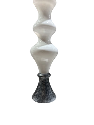 TulinoHome - Minerva C/ Piede Cloud Nero/argento