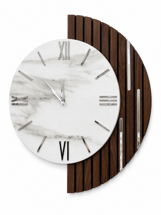 TulinoHome - Orologio Luna Marble