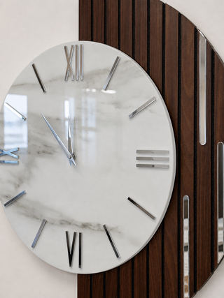 TulinoHome - Orologio Luna Marble
