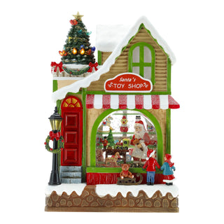TimStore - La Bottega di Babbo Natale con neve in movimento