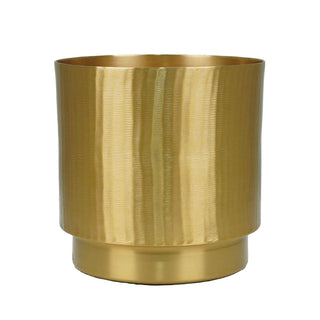 Stilè - Vaso in alluminio dorato
