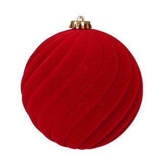 Stilè - Conf . 3 Palle Natalizie decorate in velluto