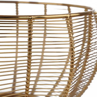Stilè - Centri tavola decorativo in alluminio oro